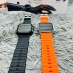 T800 Ultra 2 Smart Watch – Sleek Design, Bluetooth Calling & Fitness Tracking | Black & Orange