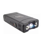 Electric Shock Gun with LED Flashlight & Carry Case – Compact Self-Defense Tool | Black - Image 2